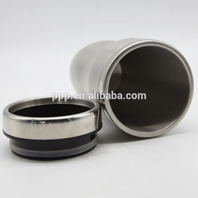 450ml BPA free double wall stainless steel eco-friendly leakproof tumbler auto mug