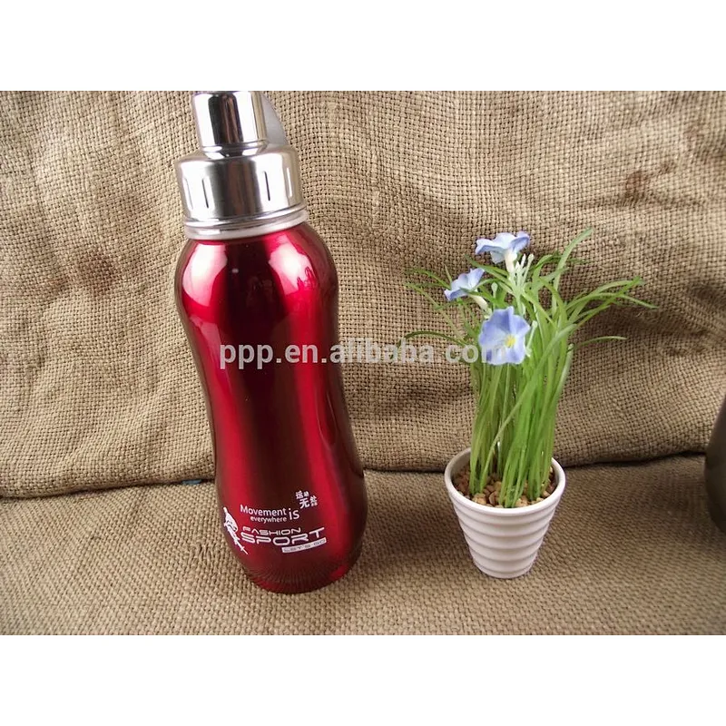 600ml hot sale double wall high-quality stianlss steel logo customized colored sports water bottle with rosebox