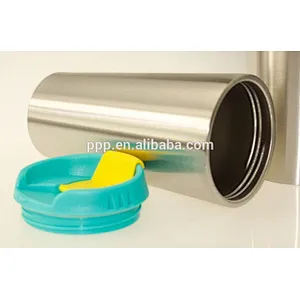 Double wall stainless steel 400ml vacuum water bottle with custom logo available