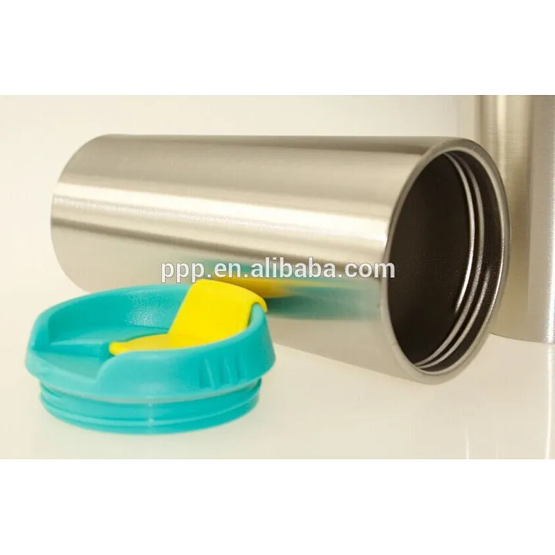 Double wall stainless steel 400ml vacuum water bottle with custom logo available