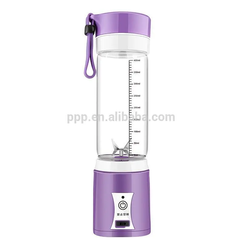 400ml single wall glass Blenders popular Portable Rechargeable battery juicer Usb Cold press with best quality blender