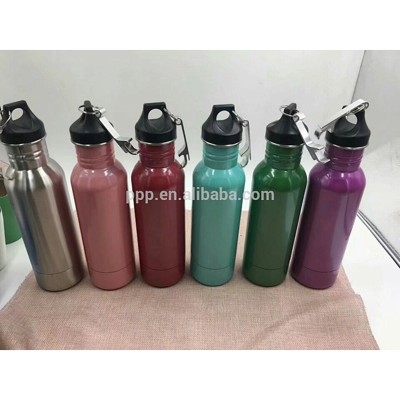 750ml single wall stainless steel logo customized bottom detachable sports water tumbler with large capacity/portable
