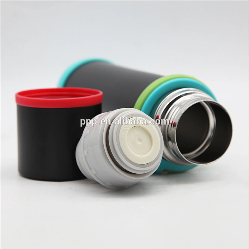 Double wall stainless steel insulated drinking water bottle with wrist strap