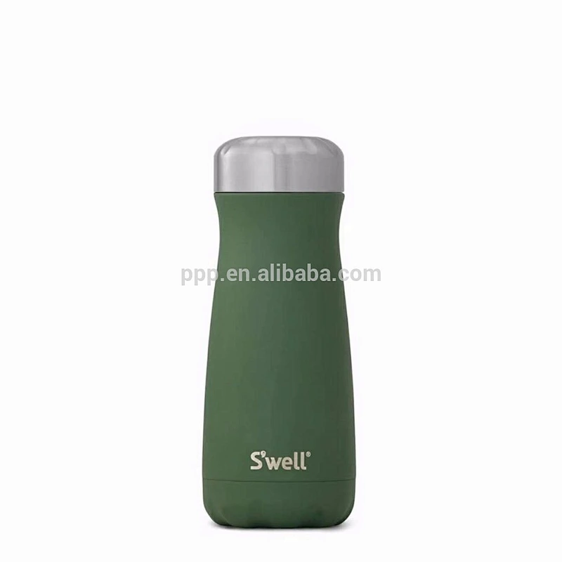 double wall stainless steel vacuum insulated water tumbler/mini cola shaped water bottle/logo customized