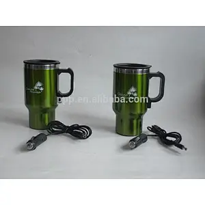 16oz factory direct wholesale 12V USB Gadgets Heated automatic Electic travel Heated Coffee Mug Cup