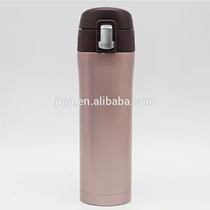 500ml double wall stainless steel cutomized logo insulated water bottle with flip top lid