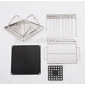 New Folding Stainless Steel BBQ Stove
