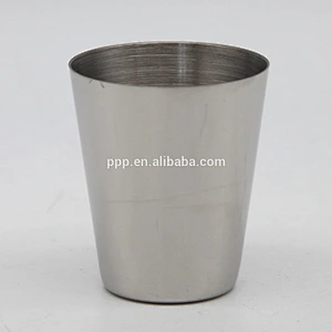 Single wall stainless steel smaller wine cup shot glass