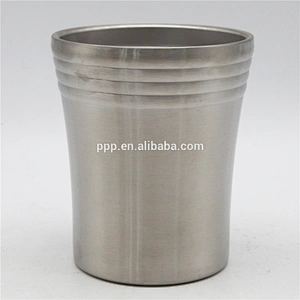 Custom printed double wall stainless steel beer travel mug