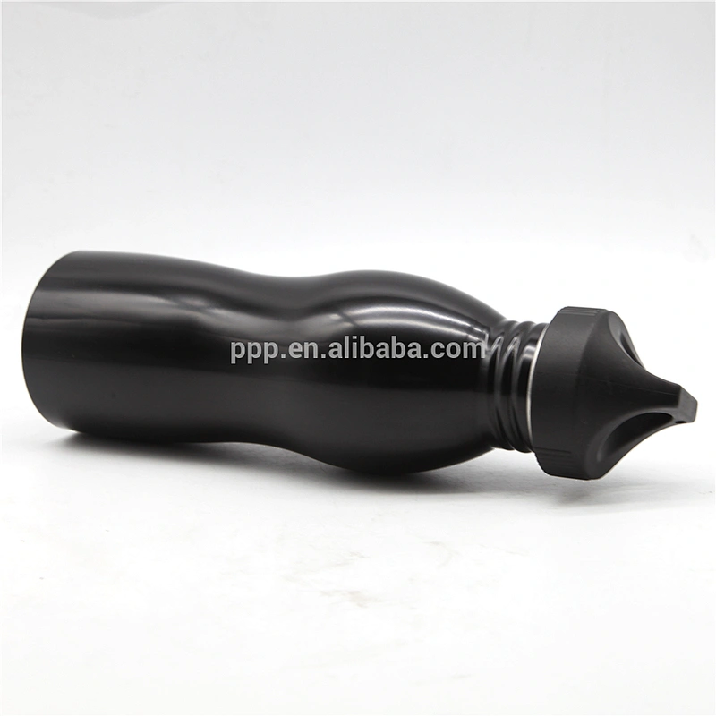 600ml single wall high quality stainless steel gourd shape logo customized sports water tumbler/100% leakproof/portable