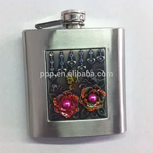 6oz Stainless Steel Liquor Hip Flask,NEW 6oz Stainless Steel Alcohol Hip Flask ,stainless steel wine cup