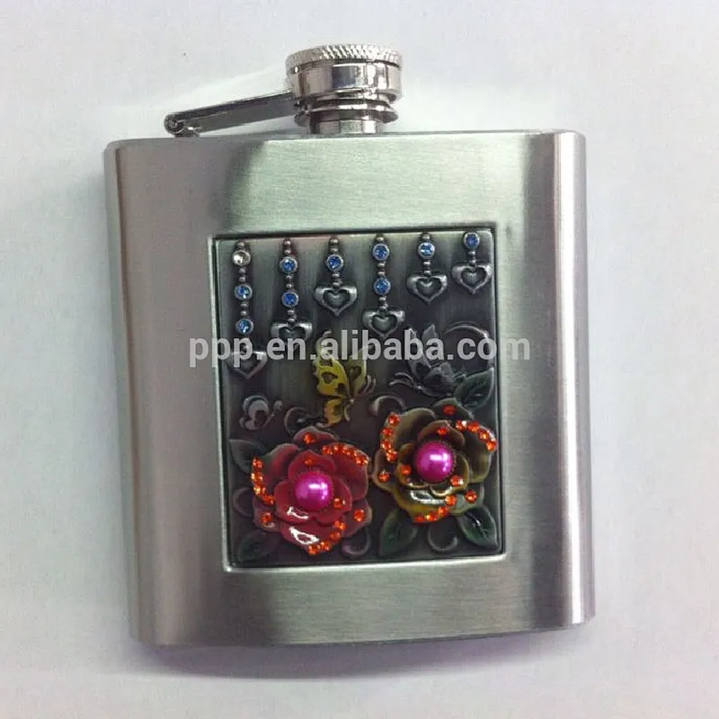 6oz Stainless Steel Liquor Hip Flask,NEW 6oz Stainless Steel Alcohol Hip Flask ,stainless steel wine cup