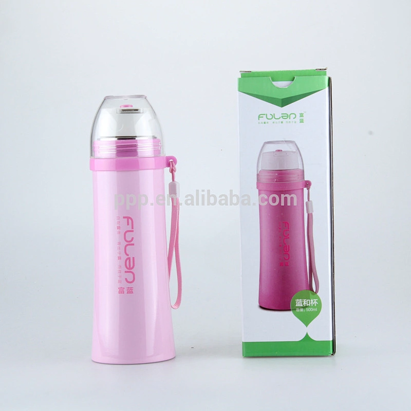 double wall high quality stainless steel insulated tumbler/logo customized vacuum flask with detachable string/100% leakproof