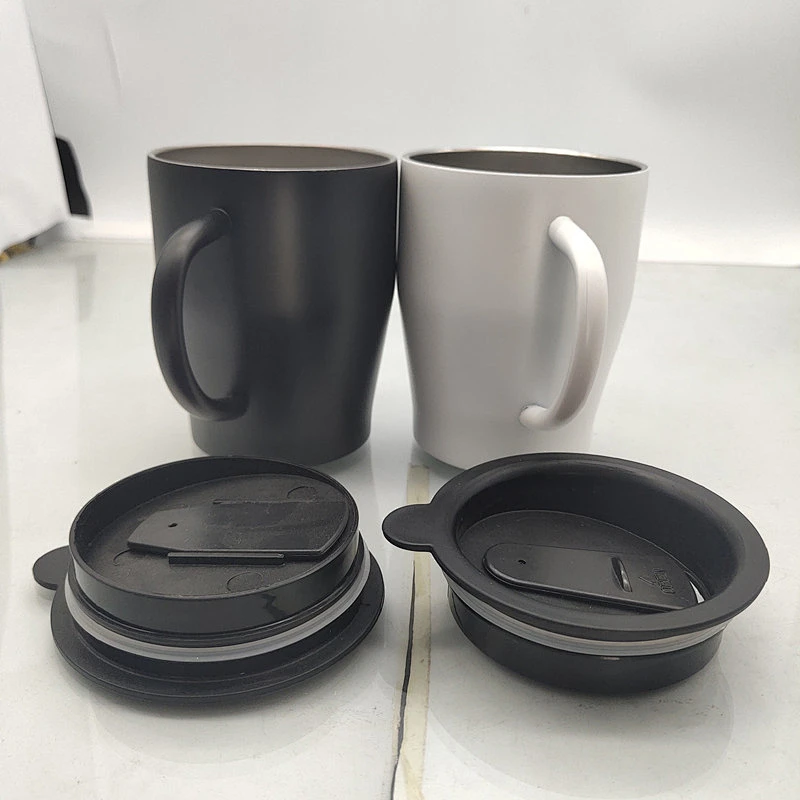 export quality double wall stainless steel 250ml insulated coffee mug with handle