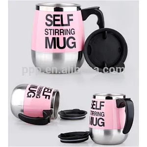 Self Stirring coffe mug Electric Stir Stainless Steel Automatic Self Mixing Cup for Morning Office Travelling 450ml/15.2oz