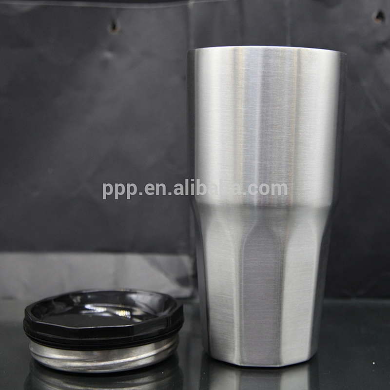 2018 double wall stainless steel auto travel mugs