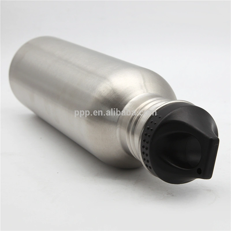 750ml USA hot sale single wall high quality stainless steel logo customized sports water bottle/multiplied lid choice/wide mouth