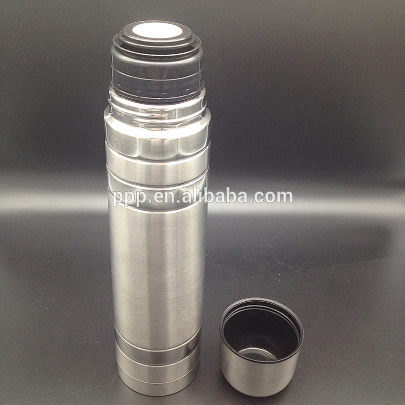 350/500/750ml double wall stainless steel vacuum flask with ring rolls