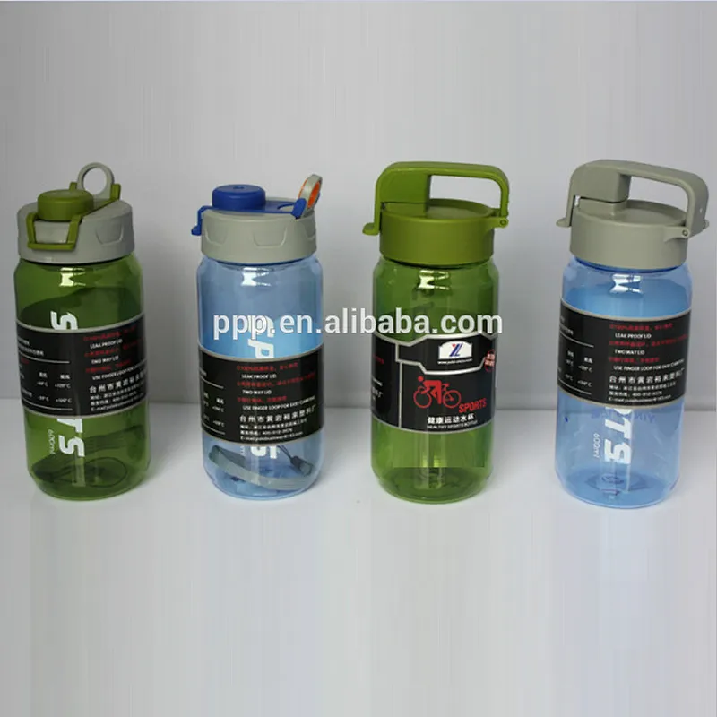 750ml high quality single wall clear plastic BPA free sports wate boottle
