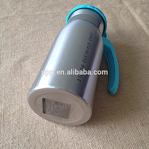 single wall stainless steel water bottle, cold water pot with handle