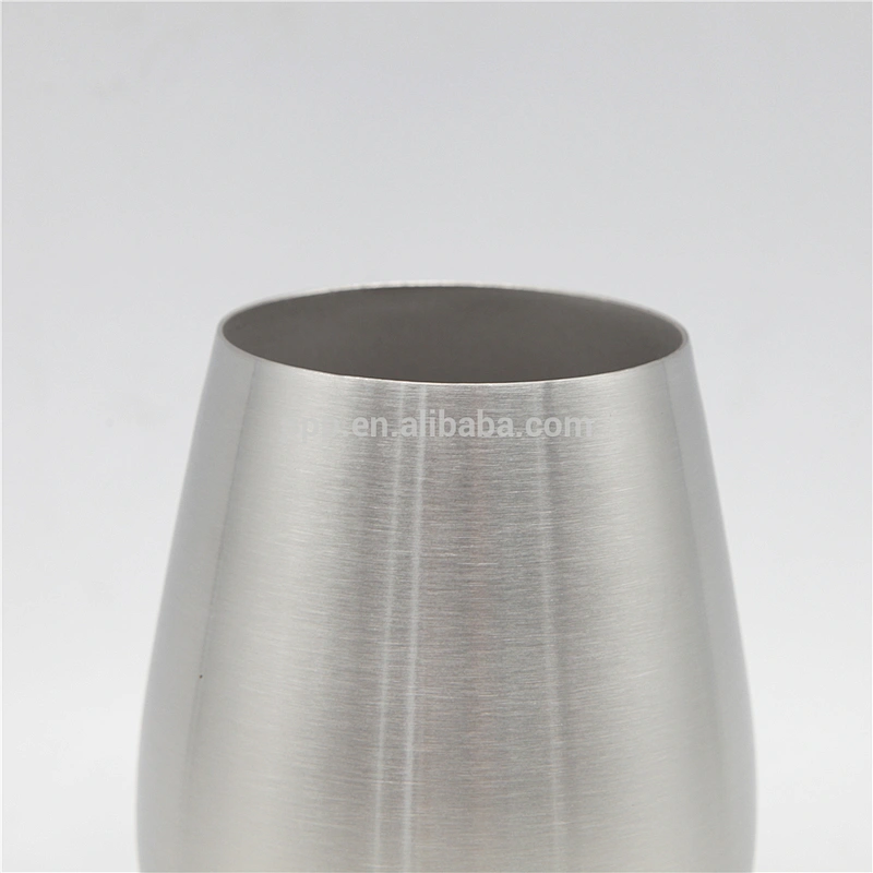 9oz hot sale double wall high-quality stainless steel logo customized beer mug without handle/egg shape/drop style/shot glass