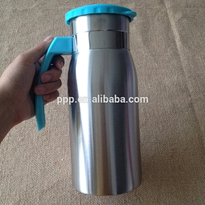 single wall stainless steel water bottle, cold water pot with handle
