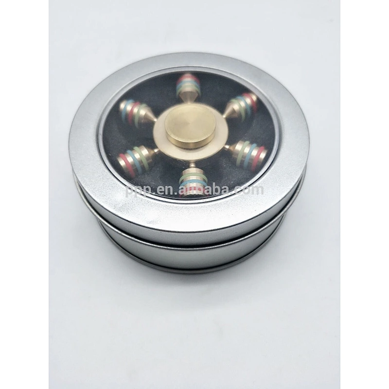 2017 hot sale fingertip spiral copper finger gyroscope stainless steel brass kid adult toys high speed hand spinner