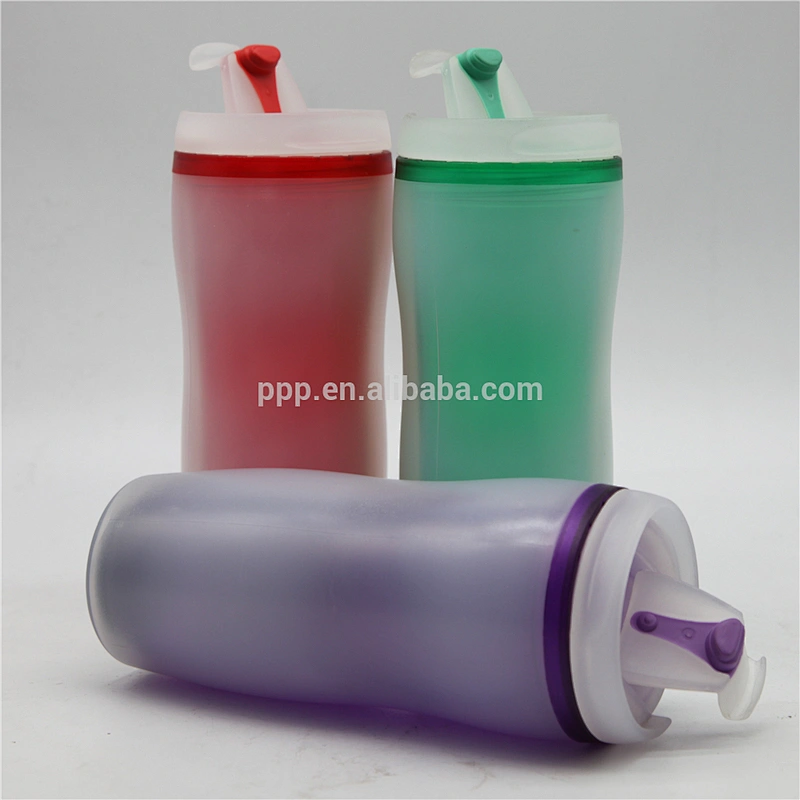 BPA free double wall plastic 100% leakproof new design foodable pp auto mugs