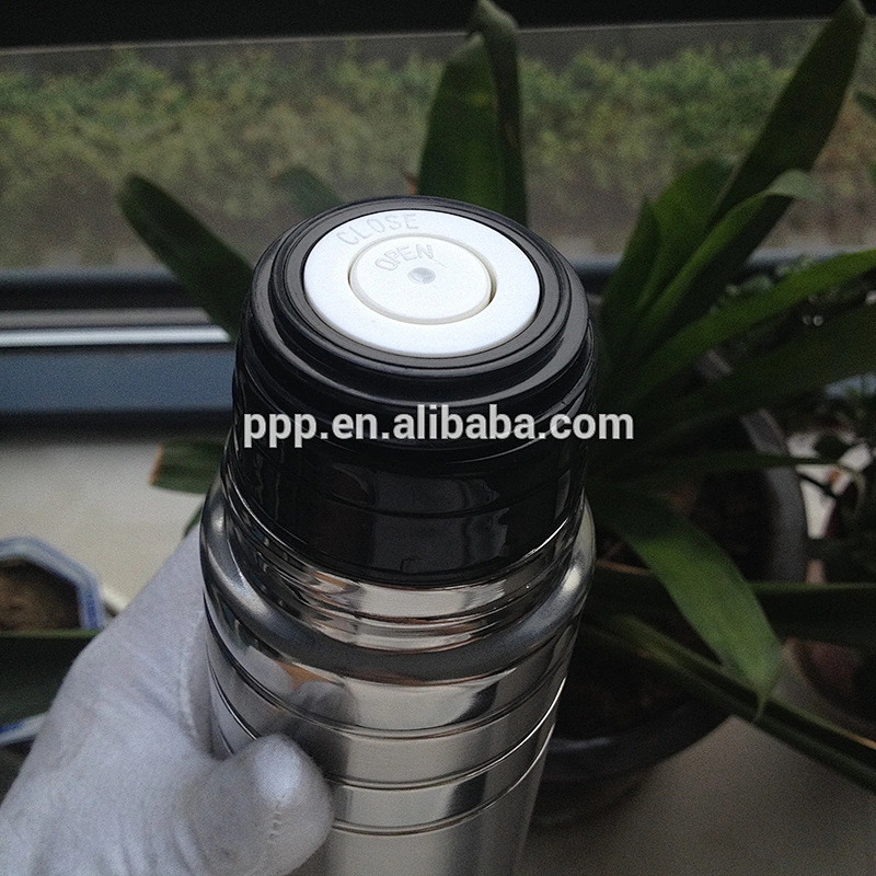 350/500/750ml double wall stainless steel vacuum flask with ring rolls