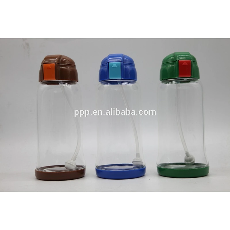 Easy carring kid's glass water bottle with straw and cup sleeve