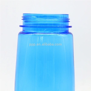 eco-friendly BPA free single wall plastic bottle with sipper and fixed handle