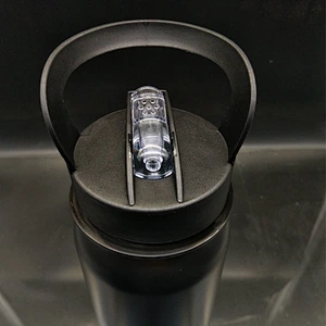 2019 New design single wall 304 stainless steel 750ml/25oz wide mouth sports water bottle with straw type lid