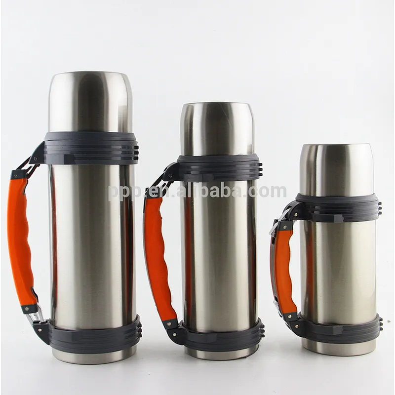 1200ml leak-proof eco-friendly outdoor activity hiking use stainless steel insulated travel bottle portable with strap