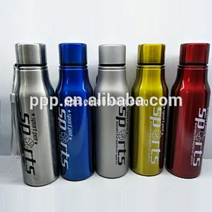 Classic Stainless Steel Bottle With Sport Cap Single wall stainless steel sport water bottle