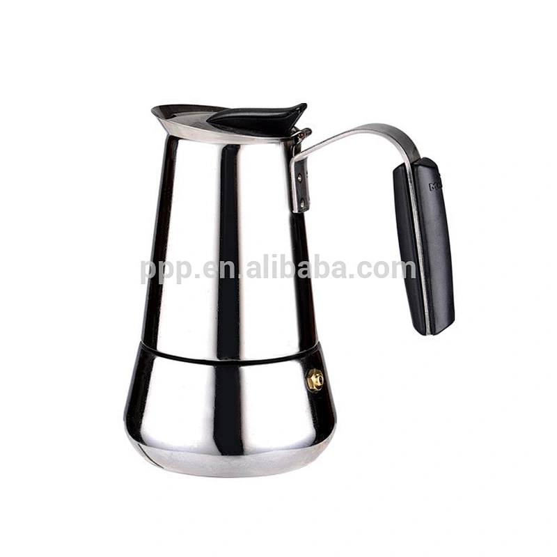 double wall high quality stainless steel Custom Stove Top Espresso Coffee Maker