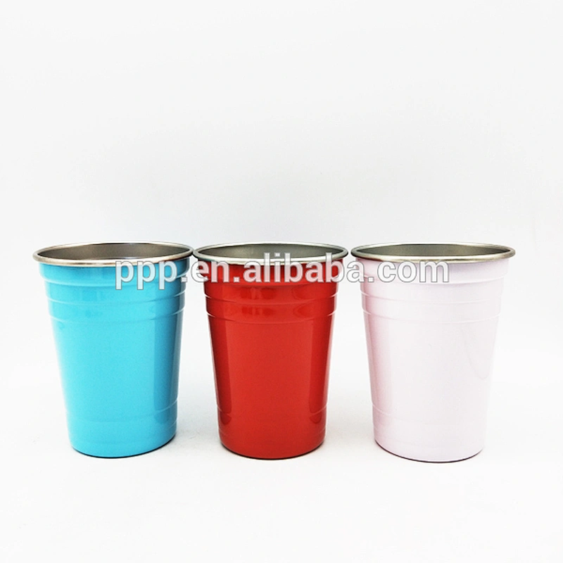 2017 New Arrived Wide Mouth 500ml Wine Cup Top Quality #304 Single Wall Stainless Steel Juice Mug X-mas Gilft Bottle
