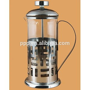 Promotional custom high end pyrex glass coffee french press