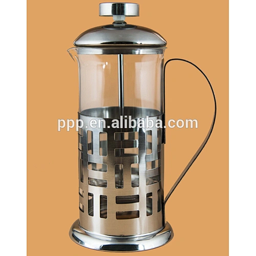 Promotional custom high end pyrex glass coffee french press