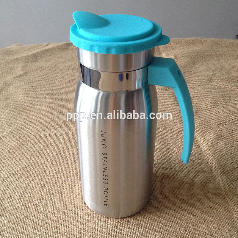 single wall stainless steel water bottle, cold water pot with handle