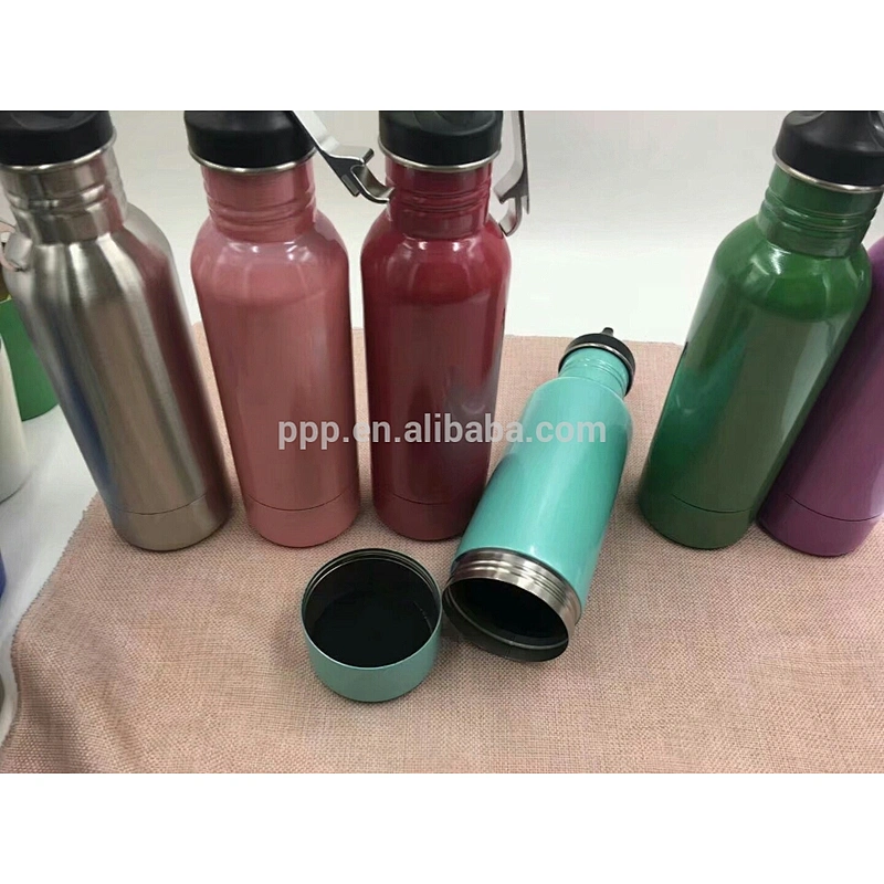 750ml single wall stainless steel logo customized bottom detachable sports water tumbler with large capacity/portable