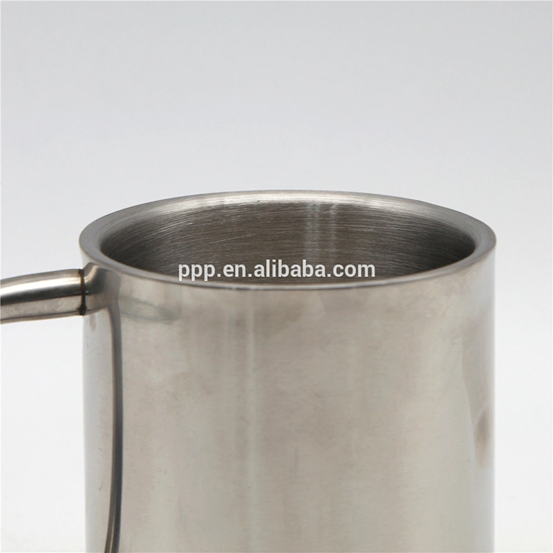 Double wall stainless steel eco-friendly kitchen accessories coffee mugs ice beer mugs with handle
