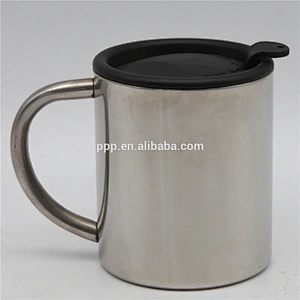 Double wall stainless steel eco-friendly kitchen accessories coffee mugs ice beer mugs with handle