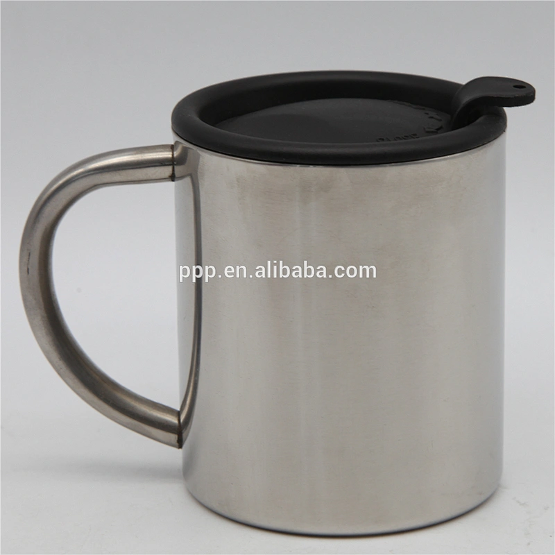 Double wall stainless steel eco-friendly kitchen accessories coffee mugs ice beer mugs with handle