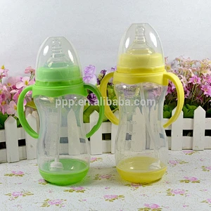 250ml ecofriendly BPA free heat resistant baby feeding bottle food grade reusable material