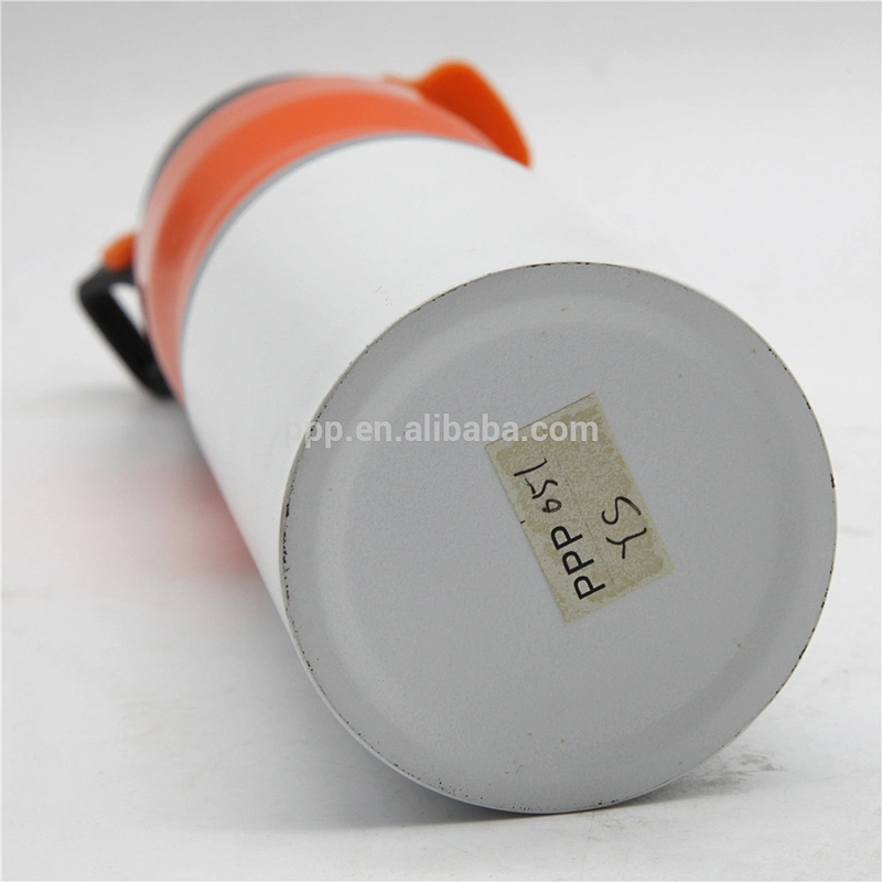 500ml single wall stainless steel sports water bottle with 2 color spray paint/portable with waistline and fixed handle