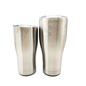 2019 New mold hot sell double wall 304 stainless steel vacuum insulated slim 20oz and 30oz tumbler