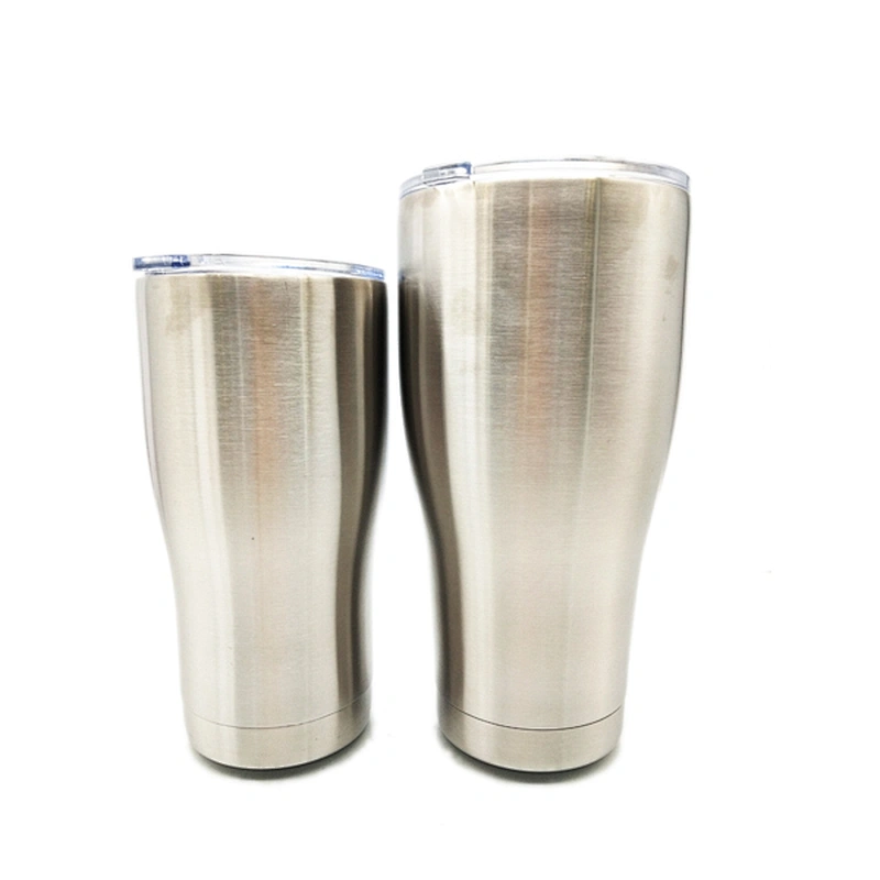 2019 New mold hot sell double wall 304 stainless steel vacuum insulated slim 20oz and 30oz tumbler