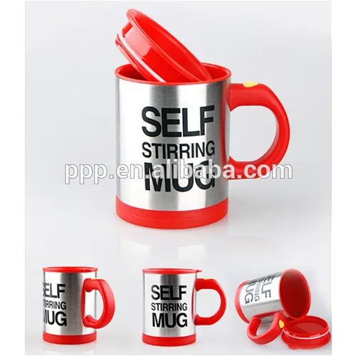 Factory Price Personalized 400ml Thermal Coffee Self Stirring Mug