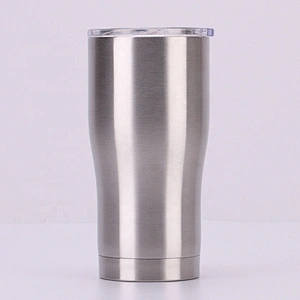 2019 hot sell 20oz/30oz double wall stainless steel vacuum insulated modern curve tumbler in stock