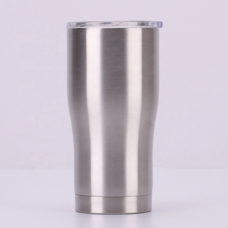2019 hot sell 20oz/30oz double wall stainless steel vacuum insulated modern curve tumbler in stock